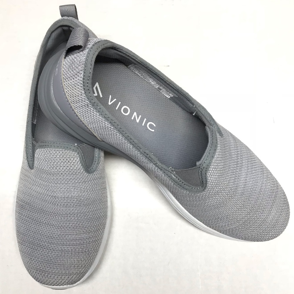 Vionic flat knit slip on shoes style Delaney VGC